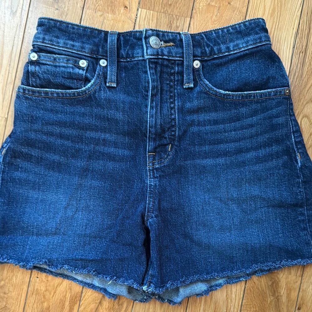 Madewell Curvy High Rise Denim Shorts